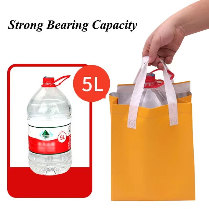 OEM insulated grocery bag with custom logo printing and reinforced handle OEM insulated grocery bag with custom logo printing and reinforced handle