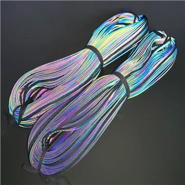 縫製用カラー反射生地パイピング